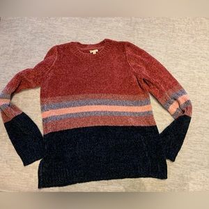 Crewneck color block Sweater